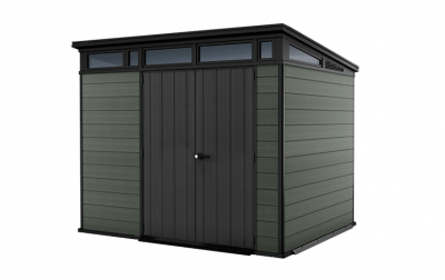 Сарай пластиковый Cortina 9x7 17210836 (Зелёный)