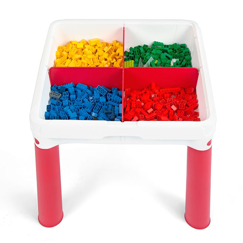 Столик для игр с конструктором + 2 стульчика ConstrucTable (3 В 1)
