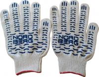 ПЕРЧАТКИ NORDBERG хб 6 нитей 10 класс 150ТЕКС (белые)