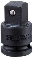Переходник ударный 3/8;>1/2;, с шариковым фиксатором KING TONY 3864P