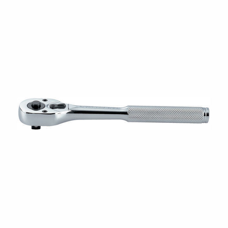Трещотка 3/8", 200 мм, 32 зубца, флажковая с кнопкой  2