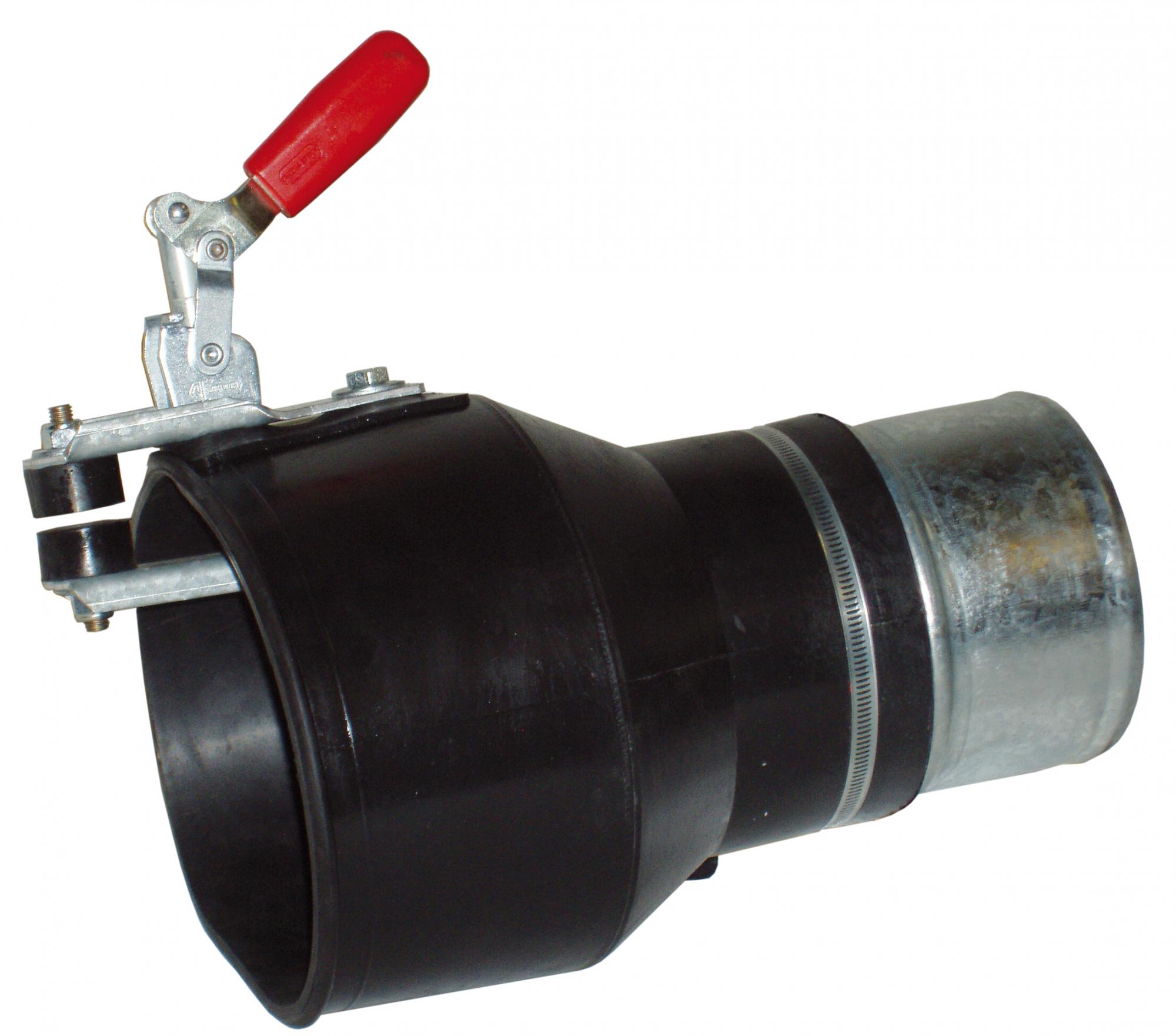 Aerservice BGNP1000075140 Насадка газоприёмная 75 мм. из каучука с зажимом 2