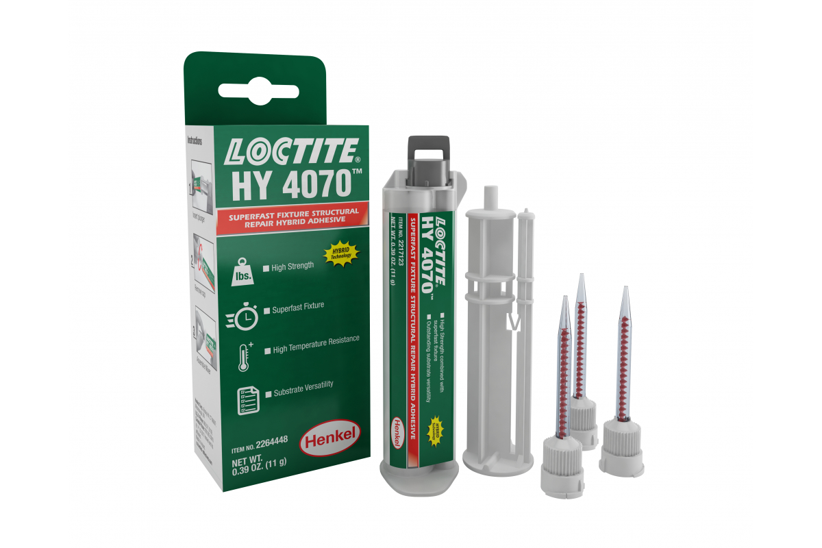Loctite 4070 HY CR 11г Сверхбыстрый структурный клей (дозатор и пистолет в комплекте), прозрачный 2