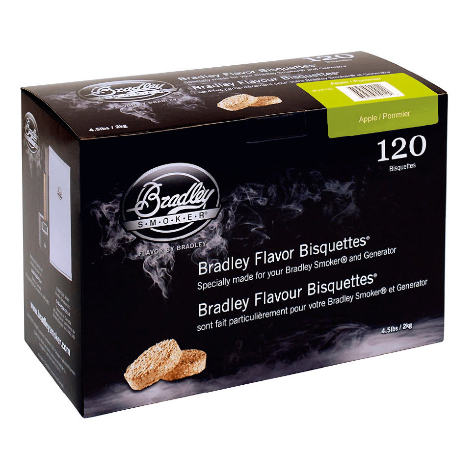 Древесные брикеты Bradley Яблоня/Apple (120 шт) 2