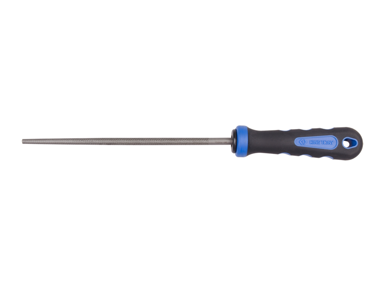 Напильник 250 мм, с рукояткой, круглого сечения KING TONY 75302-10G