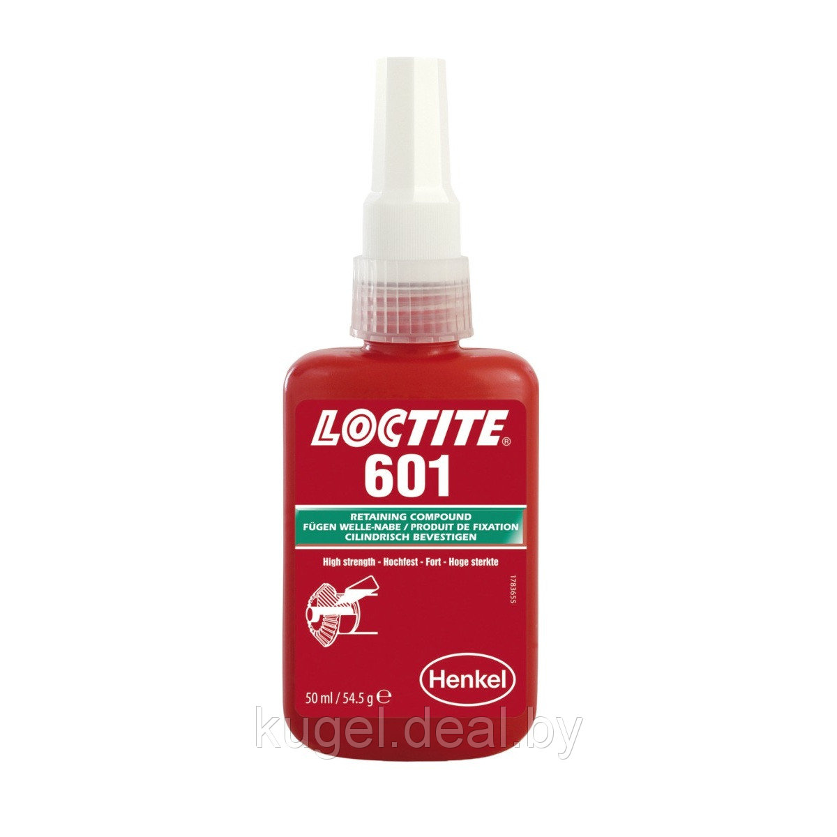 Loctite 601 50мл Вал-втул. фиксатор высокой прочности, низкой вязкости 2