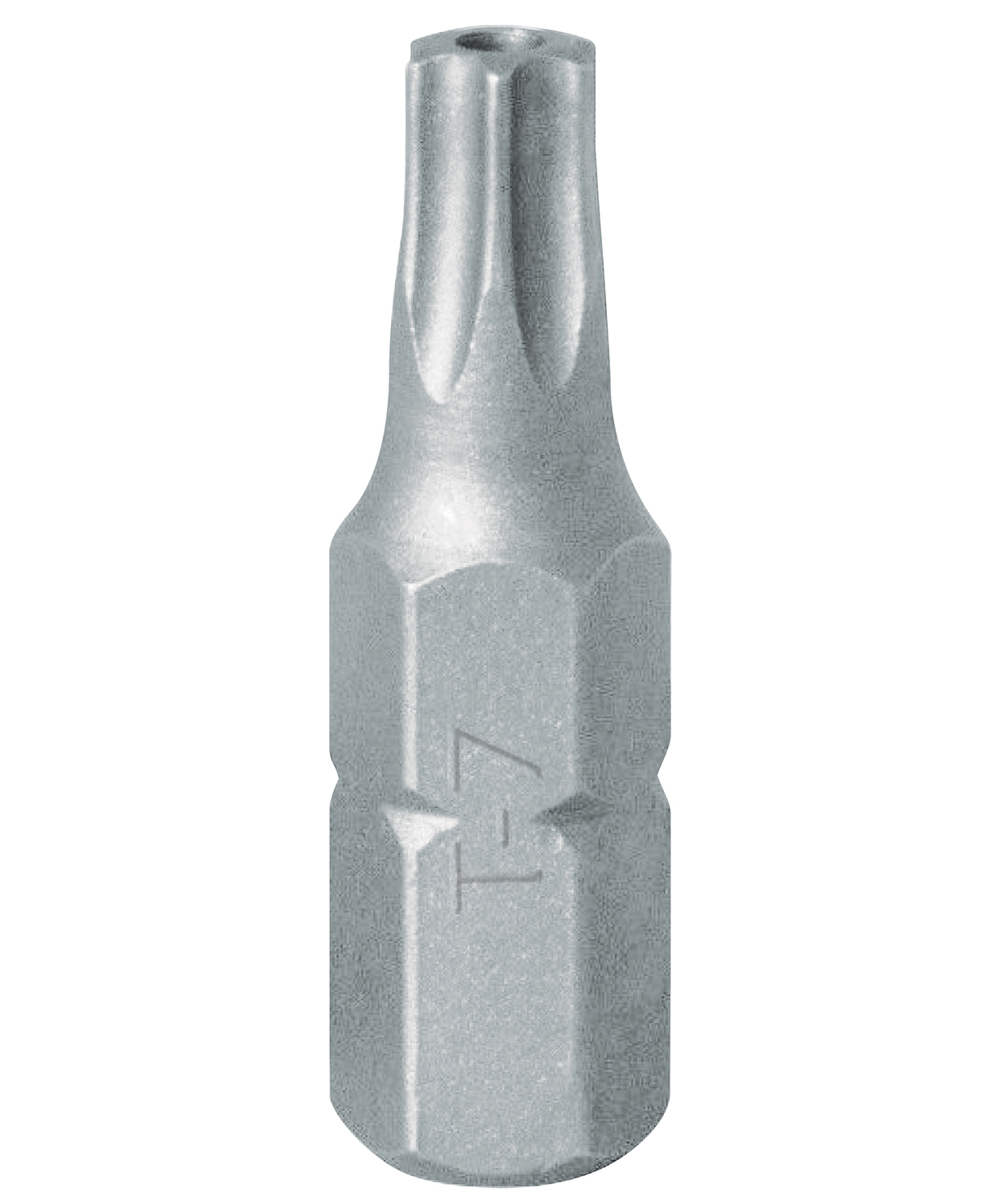 Вставка (бита) торцевая 1/4;, TORX, T7, L = 25 мм, с отверстием KING TONY 102507U 2