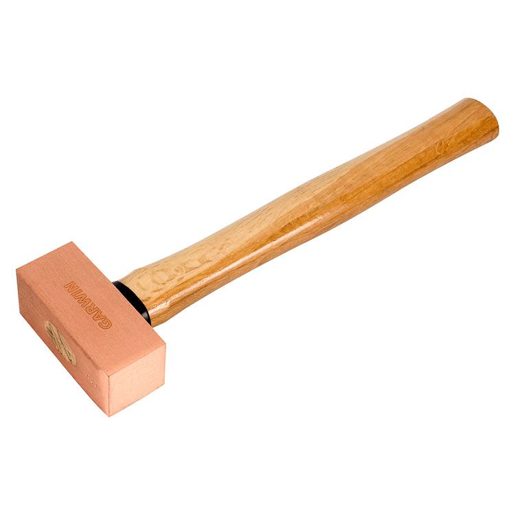 Молоток медный с деревянной рукояткой, 1500 г
