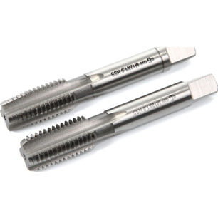 Метчики ручные, М12 x 1.5, HSS, DIN2181, комплект из 2 шт 2