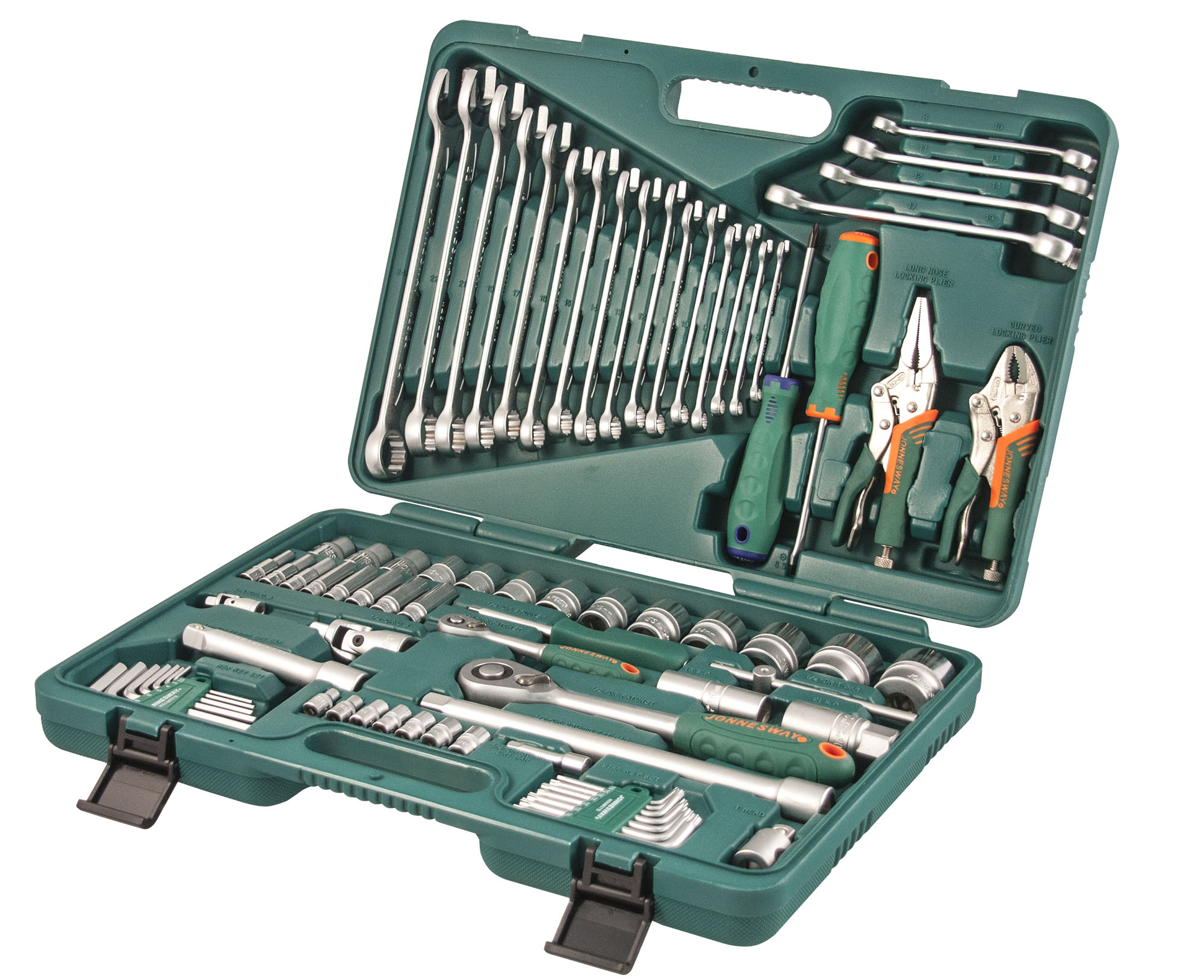 Набор инструмента универсальный 1/4", 1/2"DR, 78 предметов 2