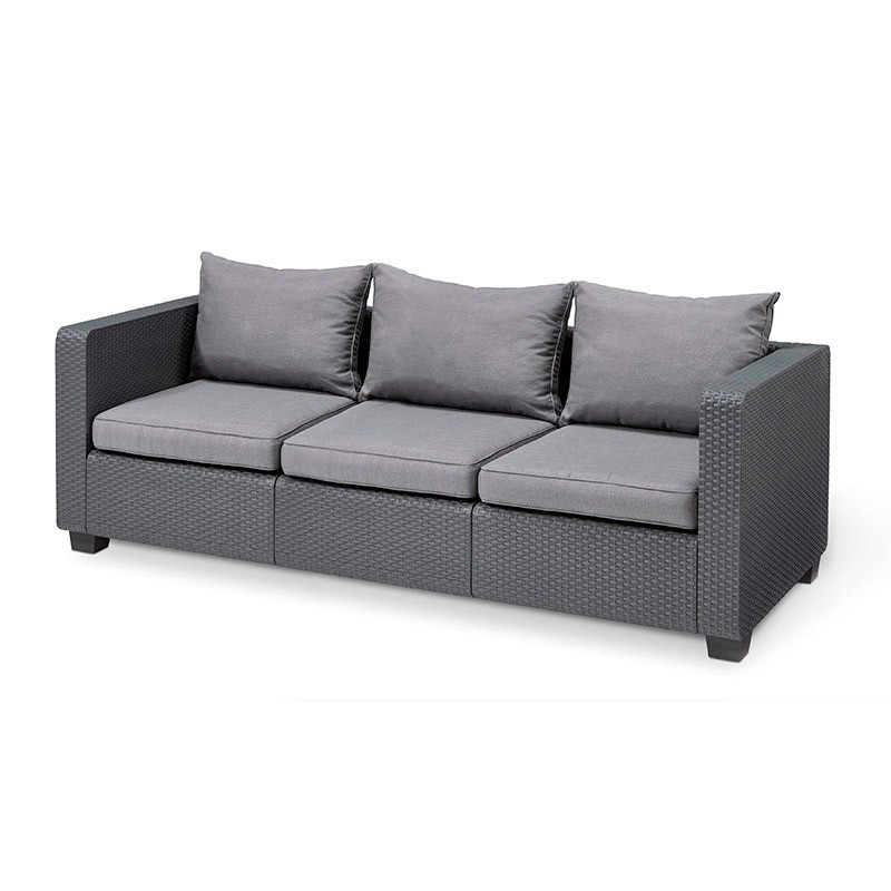 Диван трёхместный из пластика Salta 3 Seater Sofa 3
