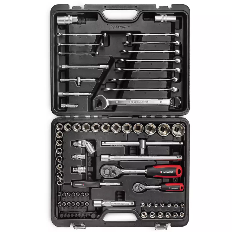 Набор ручных инструментов TECHNIC 82 предмета 1/2", 1/4" 2