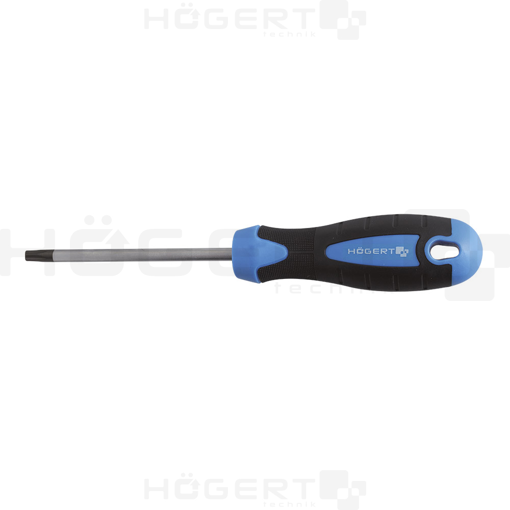 HOEGERT Отвертка TORX T27, 100 мм, сталь S2 2