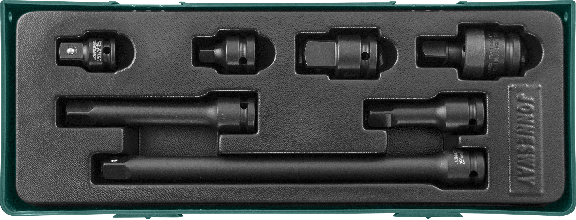 Комплект аксессуаров для ударных головок 1/2"DR, 7 предметов (ложемент) 2