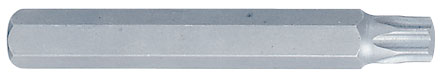 Вставка (бита) торцевая 10 мм, TORX, Т27, L = 80 мм KING TONY 168027T 2