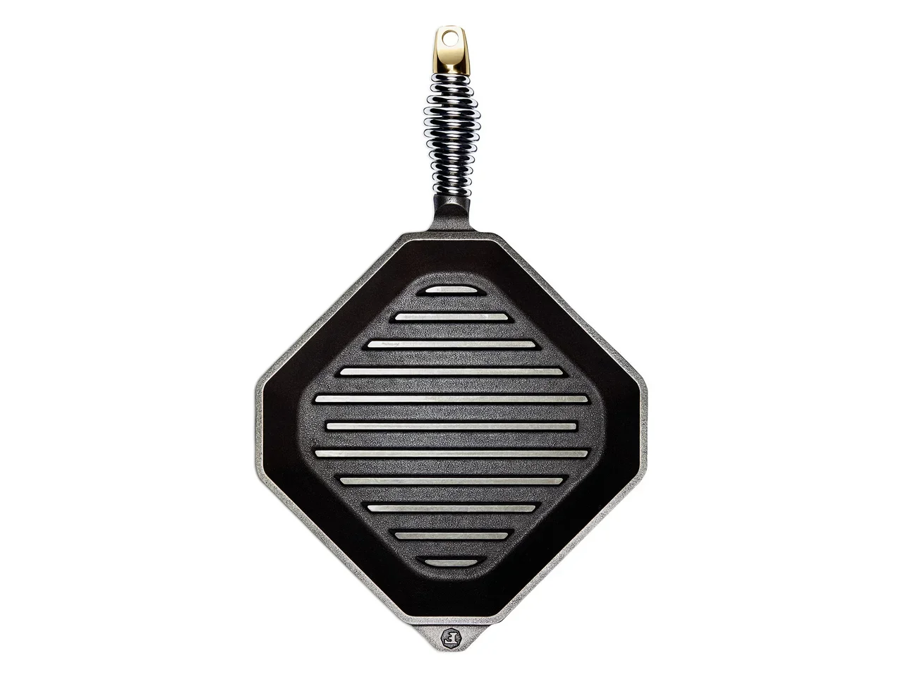 Сковорода-гриль чугунная Grill Pan D=26 2