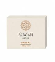 Набор швейный «Sargan» игла, нити разных цветов, 2 пуговицы-черная и белая, булавка) 