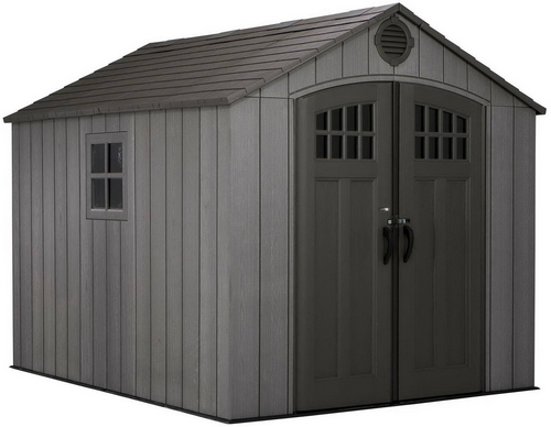 Сарай пластиковый WoodLook 8*10 2