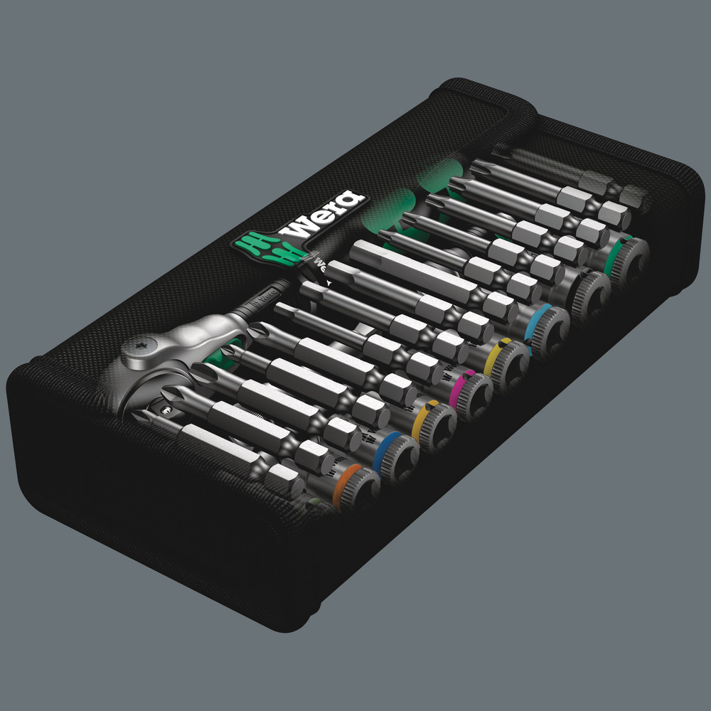 Набор с трещоткой, привод 1/4", метрический 8100 SA 6 Zyklop Speed