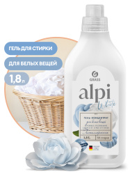 концентрированное жидкое средство для стирки "alpi white gel" (флакон 1,8л)