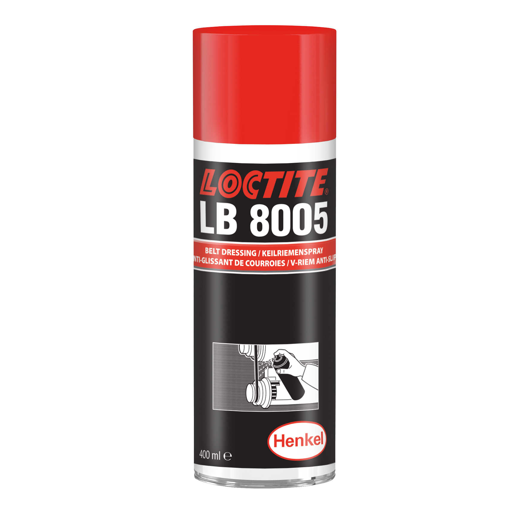 Loctite 8005 Спрей для приводных ремней, 400мл. 2