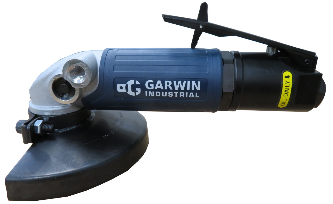Пневматическая углошлифовальная машинка c рычажным включателем, 125 мм, 12000 об/мин.,  Garwin Industrial  803017-12-10_0