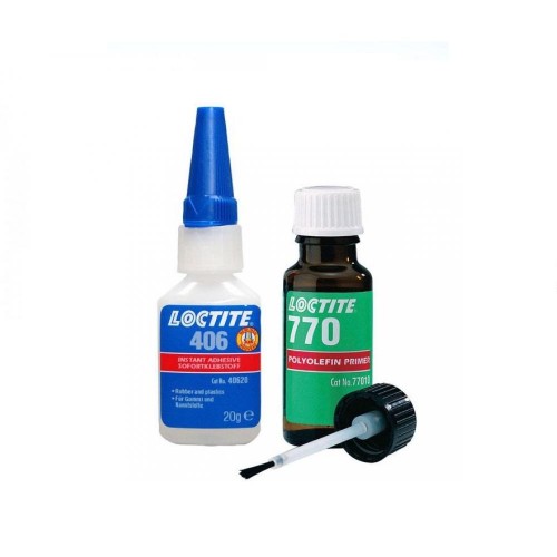 Loctite 406/770 Клеевой набор для полиолефинов и жирных пластмасс 20/10 г 2