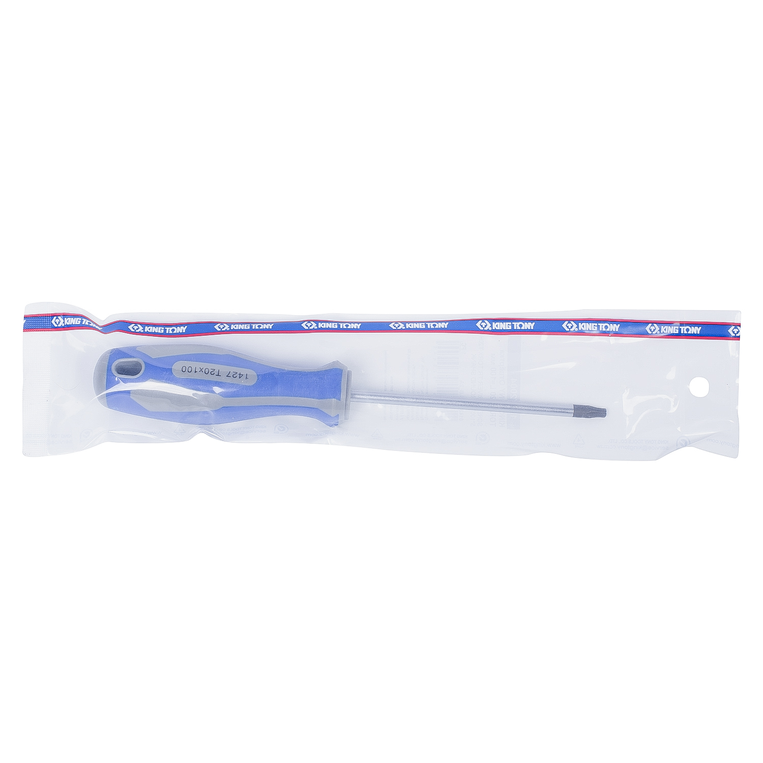 Отвертка TORX Т20, L = 100 мм, с отверстием KING TONY 14272004