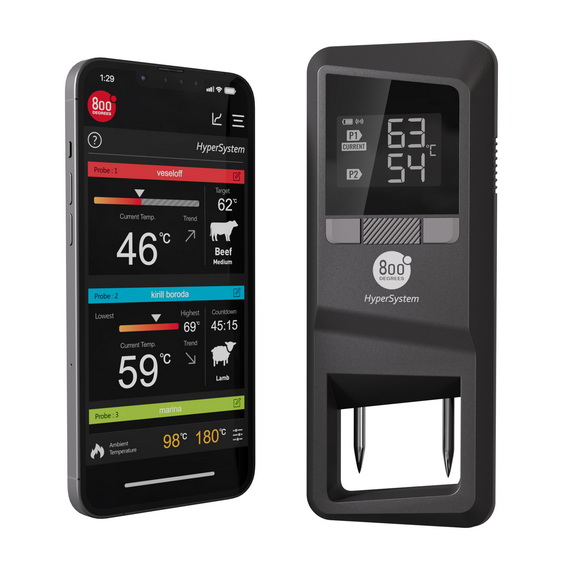 Термометр цифровой Meat Thermometer Duo Pro HyperSystem 2