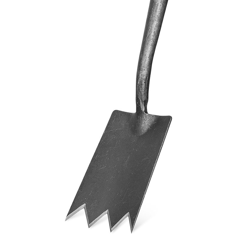 Английская садовая лопата "Зубы акулы" 