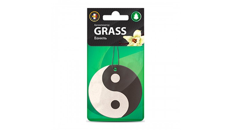 Ароматизатор картонный Инь Янь ваниль GRASS 2