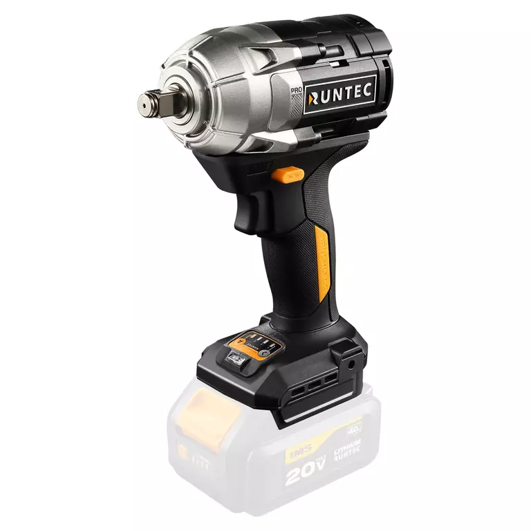Гайковерт ударный аккумуляторный PRO 1/2", 20В, 2*4Ач, 750Нм 2