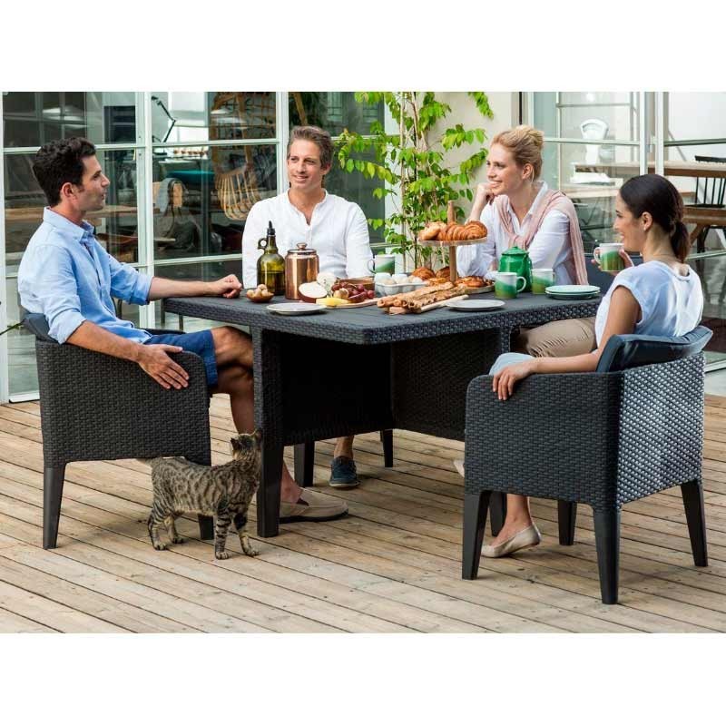 Комплект садовой мебели из пяти элементов Columbia Set 5 pcs