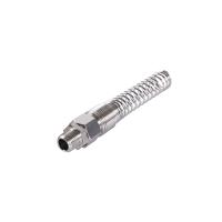 Переходник резьбовой M1/4", с пружиной под шланг 8x12 мм 