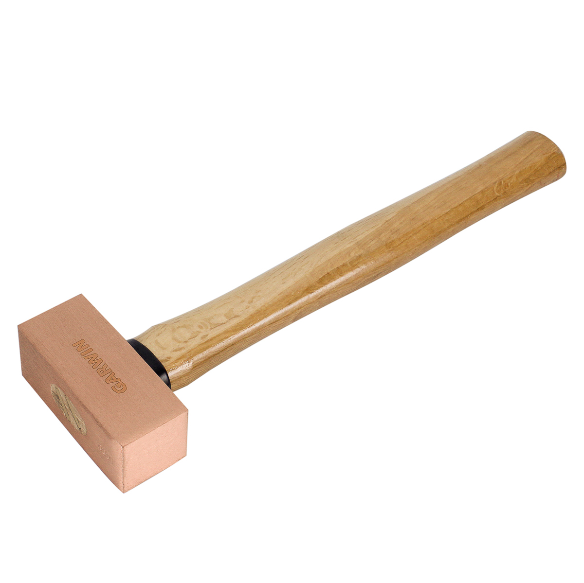 Молоток медный с деревянной рукояткой, 1000 г 2
