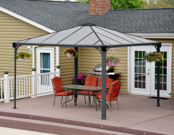 Беседка открытая Gazebo Palermo 3600 Grey