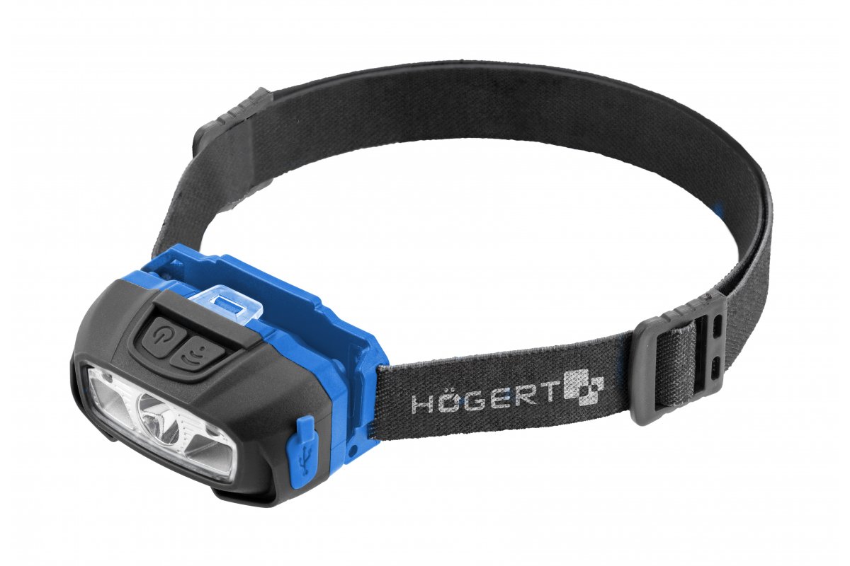 Налобный фонарь с датчиком движения USB 6 функций Högert  HT1E421_0