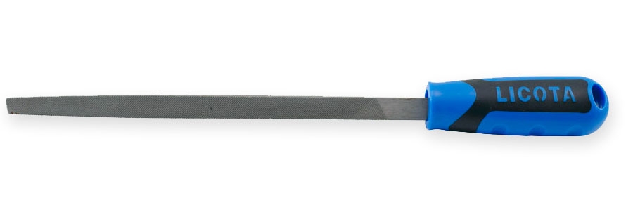 Напильник треугольный бархатный с рукояткой, 200 мм 2