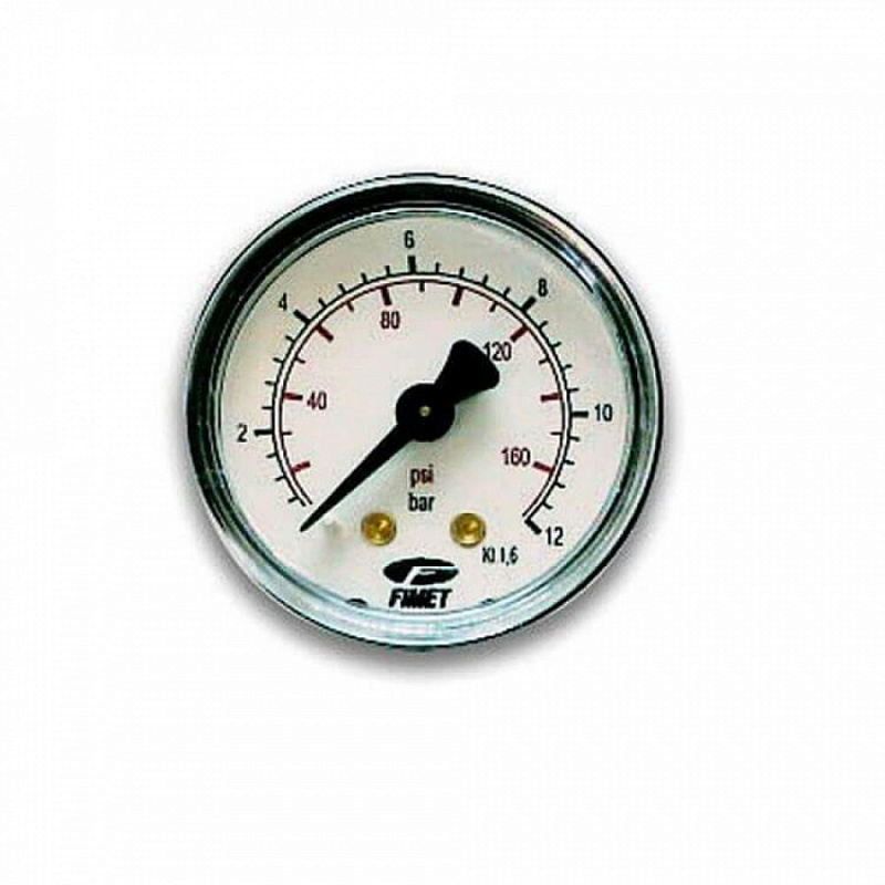 Манометр М1/8"P  диаметр 50 мм 12 бар, осевой. 2