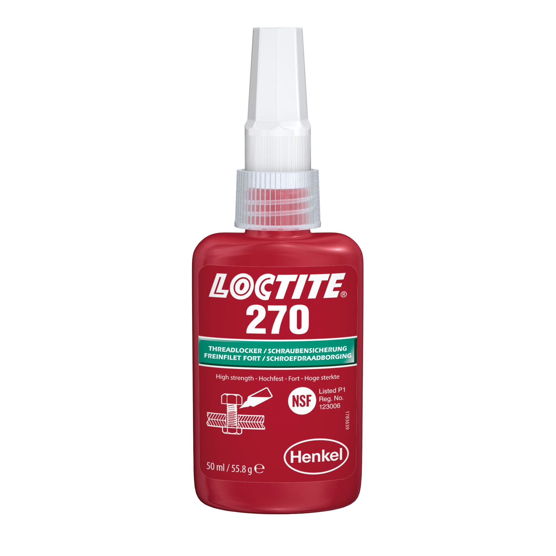 Loctite 270 Резьбовой фиксатор выс.прочности, 50ml 2