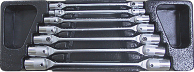 Набор ключей торцевых карданных 6-19 мм в ложементе