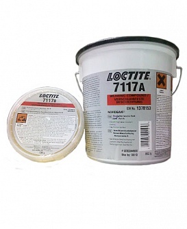 Loctite 7117 1 кг Износостойкий состав для нанесения кистью. Обладает улучшенной износостойкостью