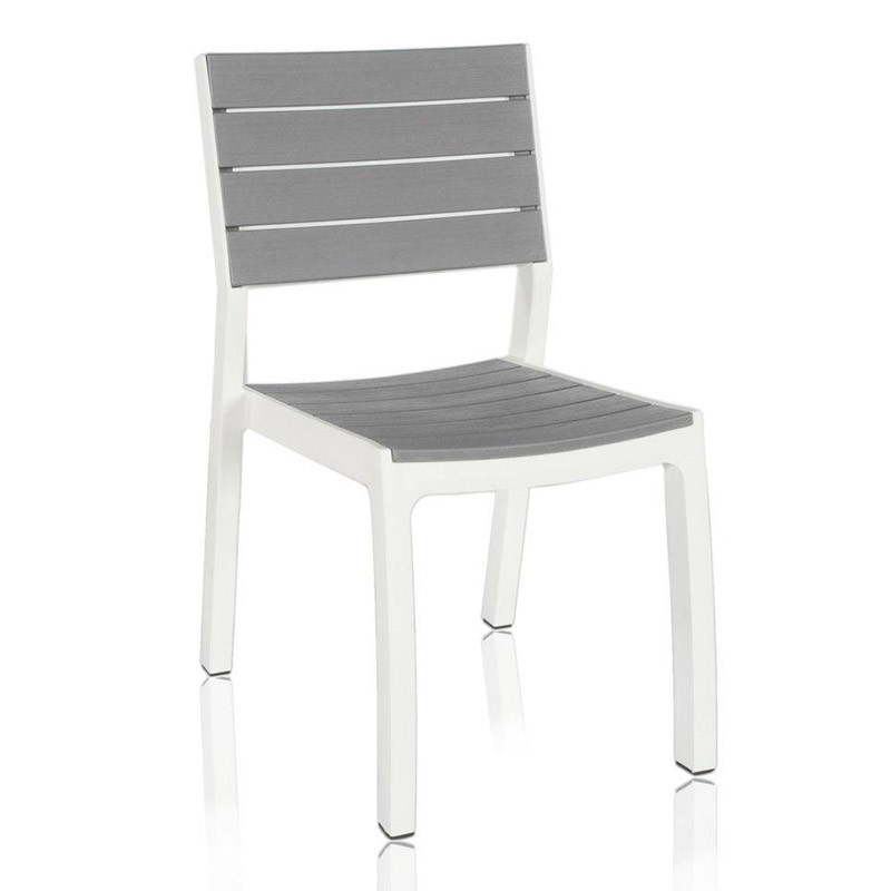 Пластиковый стул с невысокой спинкой и подлокотниками Harmоny Armchair