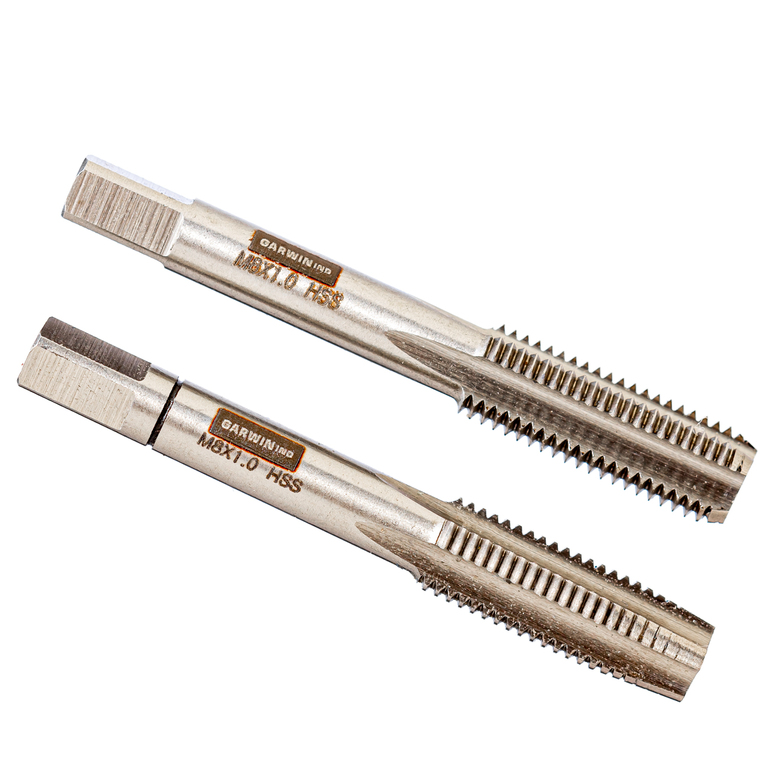 Метчики ручные, М8 x 1.0, HSS, DIN2181, комплект из 2 шт. 2