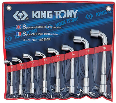 Набор торцевых L-образных ключей, 8-19 мм, 8 предметов KING TONY 1808MR 2