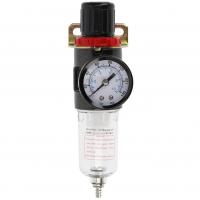Фильтр- регулятор с манометром пневматический 1/4", 9 бар/135 PSI