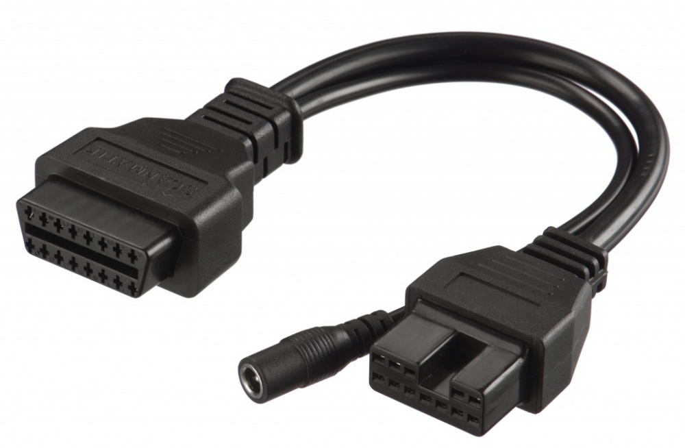 Переходник OBD2-Mitsubishi12 (переходник для а/м Mitsubishi/Hyundai с 12-контактным разъемом) 2