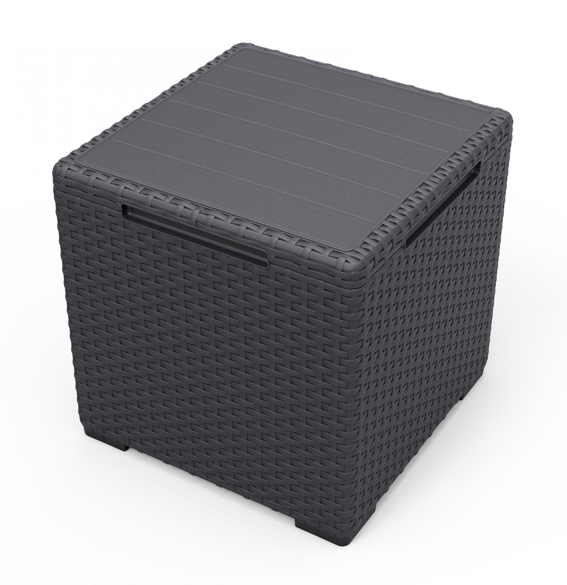 Стол с функцией хранения Виго (Vigo storage box) графит 2