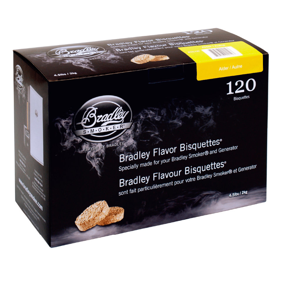 Древесные брикеты Bradley Ольха/Alder (120 шт) 2