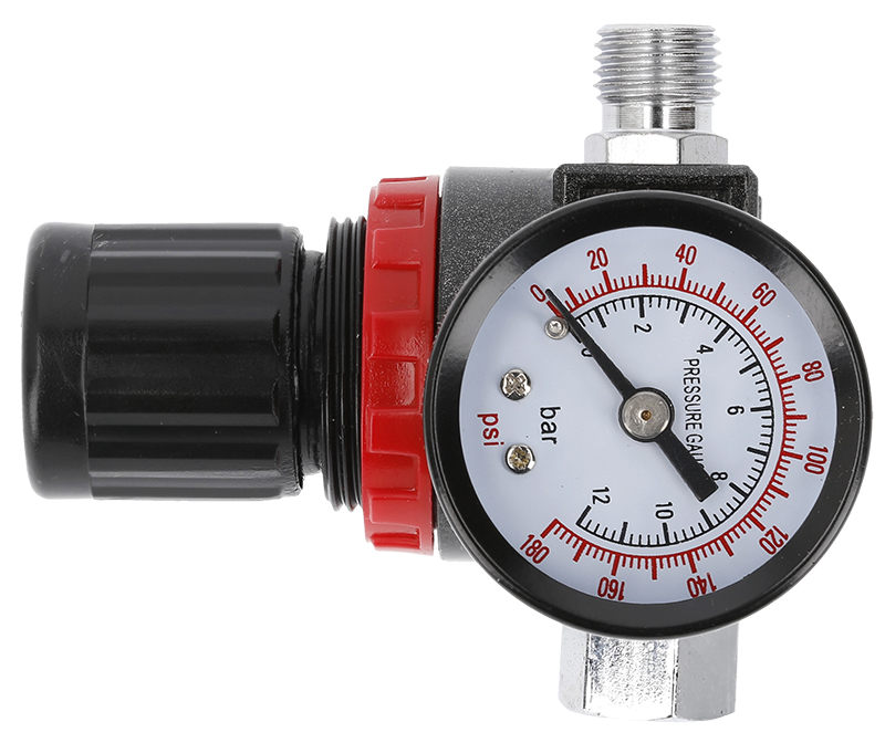 Регулятор с манометром 1/4", 12 бар/174 PSI 2